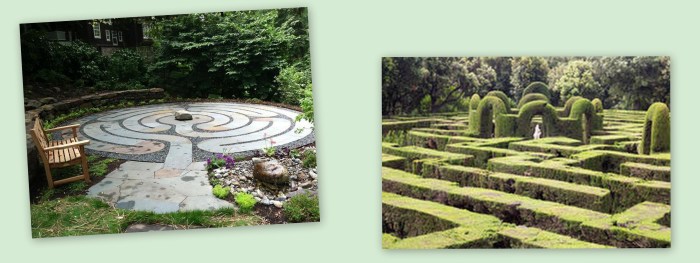Photo of maze and labyrinth