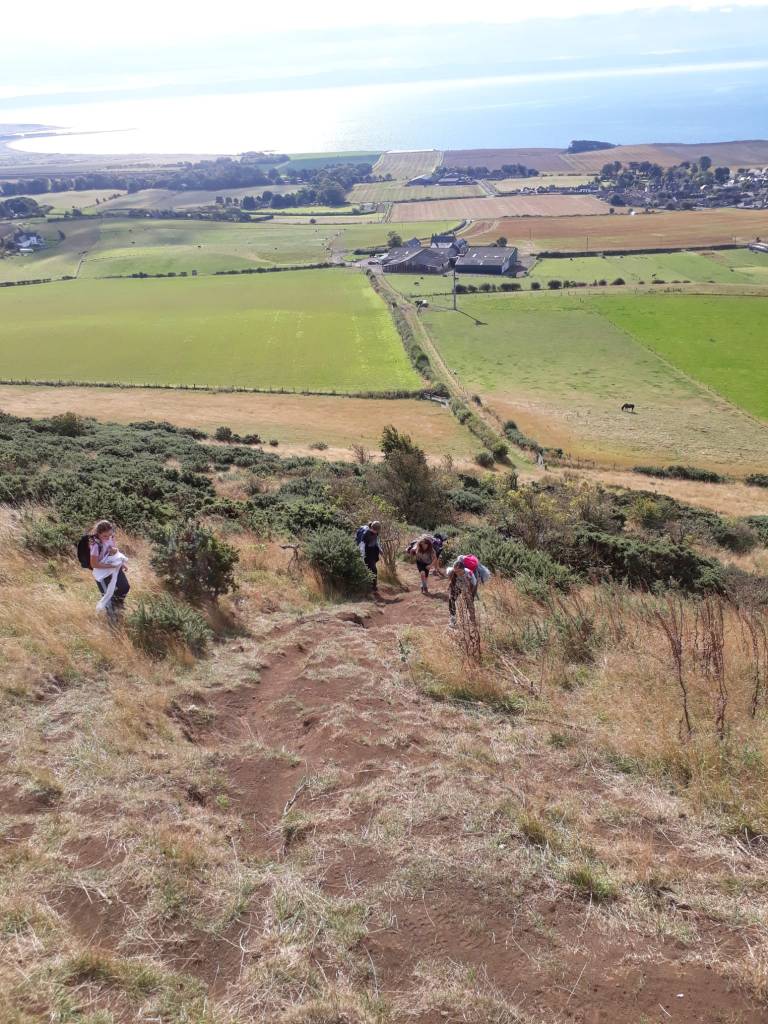 Climbing Largo Law
